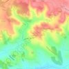 Castanet topographic map, elevation, terrain