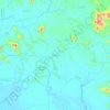 Mandor topographic map, elevation, terrain