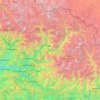 Chamoli District topographic map, elevation, terrain