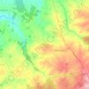 Montchevrier topographic map, elevation, terrain