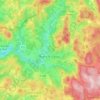 Peyrat-le-Château topographic map, elevation, terrain