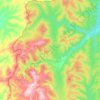 Приисковый сельсовет topographic map, elevation, terrain