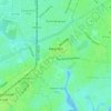 Hewlett topographic map, elevation, terrain