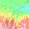 Alcóntar topographic map, elevation, terrain