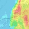 Tiverton topographic map, elevation, terrain