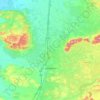 Valdepeñas topographic map, elevation, terrain