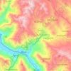 Pisaq National Archaeological Park topographic map, elevation, terrain