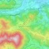 Raach am Hochgebirge topographic map, elevation, terrain
