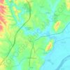 São Vicente do Paul topographic map, elevation, terrain