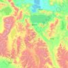 隆格尔乡 topographic map, elevation, terrain