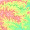 Gameleira de Goiás topographic map, elevation, terrain