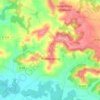 Brassempouy topographic map, elevation, terrain