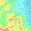 دهستان باراندوزچای جنوبی topographic map, elevation, terrain