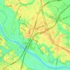 Moriya topographic map, elevation, terrain