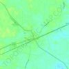 Homerville topographic map, elevation, terrain