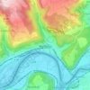 Waldshut topographic map, elevation, terrain