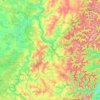 Alsace bossue topographic map, elevation, terrain