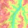 Ansac-sur-Vienne topographic map, elevation, terrain