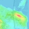 Malahide topographic map, elevation, terrain