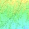 taman kampus ISI topographic map, elevation, terrain