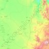 Atbarah River topographic map, elevation, terrain