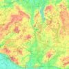 Herzogtum Lauenburg topographic map, elevation, terrain