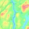 Pittston topographic map, elevation, terrain