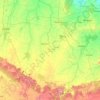Mahroni Tehsil topographic map, elevation, terrain