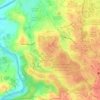 Muncul topographic map, elevation, terrain