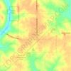 Rhodes topographic map, elevation, terrain