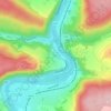 Rivière topographic map, elevation, terrain