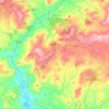 Pietraperzia topographic map, elevation, terrain