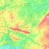 Juvigné topographic map, elevation, terrain
