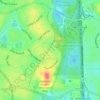 Padbury topographic map, elevation, terrain