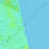 North Beach topographic map, elevation, terrain