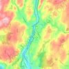 Seymour topographic map, elevation, terrain