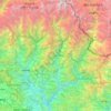 Sindhupalchowk topographic map, elevation, terrain