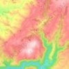 Lescure-Jaoul topographic map, elevation, terrain