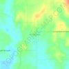 Alfordsville topographic map, elevation, terrain