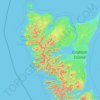 Area D (Graham Island) topographic map, elevation, terrain