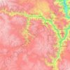 Víctor Fajardo topographic map, elevation, terrain