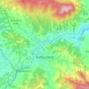Bad Rabka topographic map, elevation, terrain