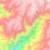 San Buenaventura topographic map, elevation, terrain