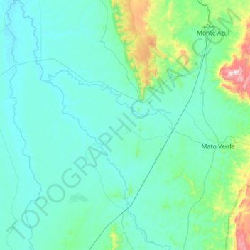 Pai Pedro topographic map, elevation, terrain