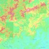 Murung Raya topographic map, elevation, terrain