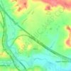 Flore topographic map, elevation, terrain