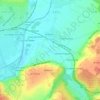 Areines topographic map, elevation, terrain