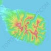 Tai’arapu topographic map, elevation, terrain