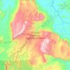 Jaua-Sarisariñama National Park topographic map, elevation, terrain