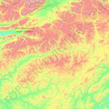 Kalar topographic map, elevation, terrain